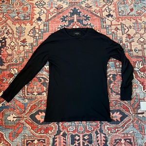 Zanerobe black long sleeve tee medium